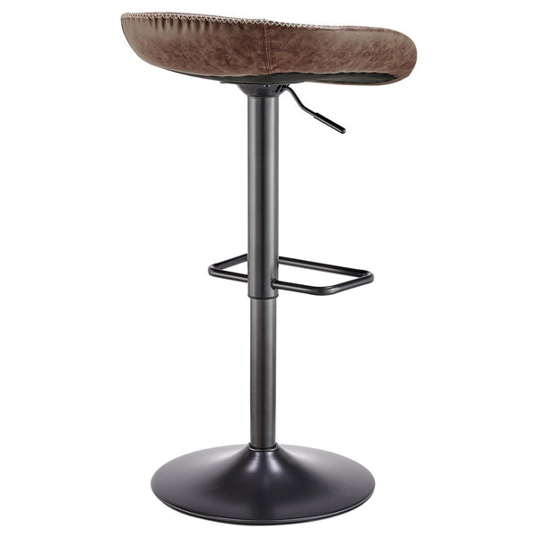 Rogue Gaslift Bar Stool In Vintage Coffee Brown