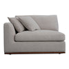 Rue Left Arm Facing Chair in Flecked Grey