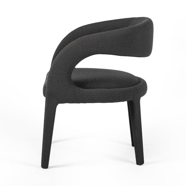 Hawkins Dining Chair In Fiqa Boucle Chrcl