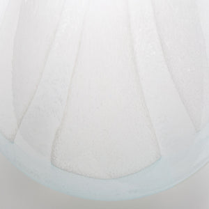 Small Backdrift Vase in Sky Blue and White