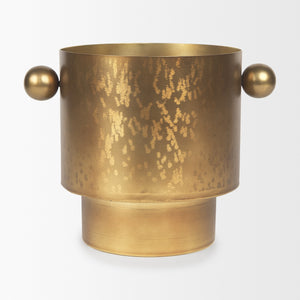 Juno 8.5H Large Gold Iron Vase