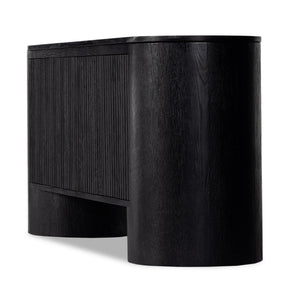 Giovani Media Console In Black Marble