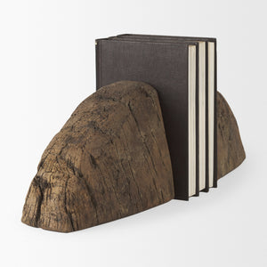 Incana Handmade Reclaimed Wooden Bookends