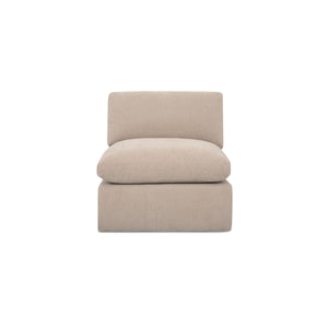 Moe's Cates Slipper Chair in Beige