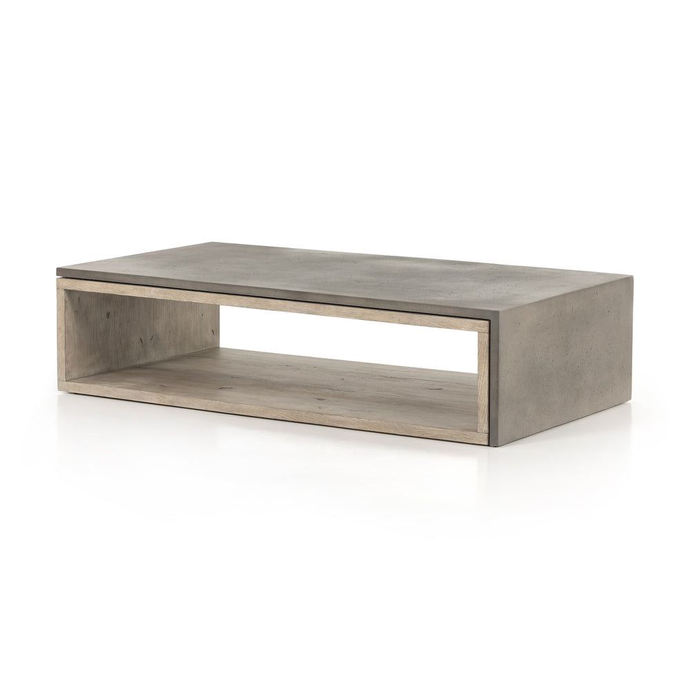 Faro Coffee Table In Dark Grey Concrete