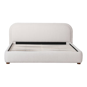 Colin King Bed with Velvet Upholstery