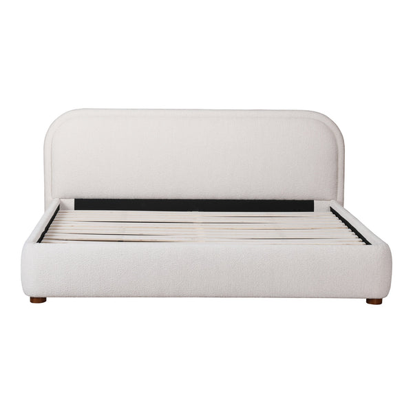 Colin King Bed with Velvet Upholstery