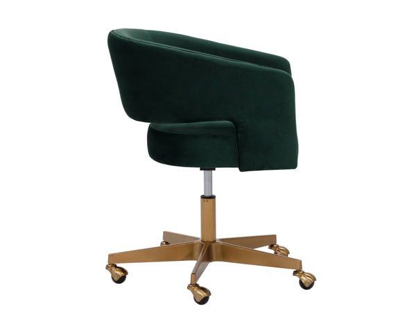 CLAREN OFFICE CHAIR - DEEP GREEN SKY