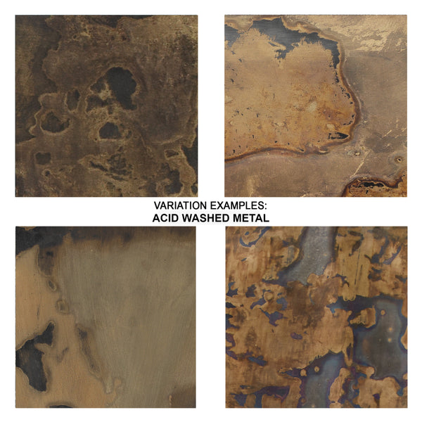 McCallan Metal Chair, Acid Wash Metal