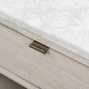 Viggo Nightstand In Vintage White Oak