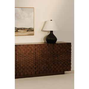 Moe's Easton Sideboard Brown with Textured Design