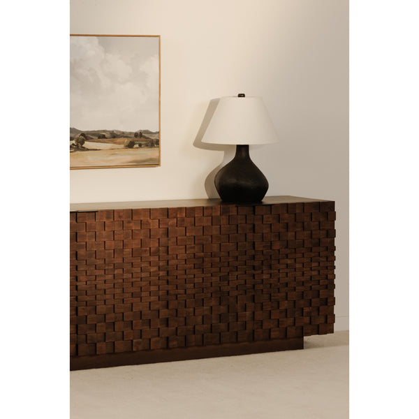 Moe's Easton Sideboard Brown with Textured Design