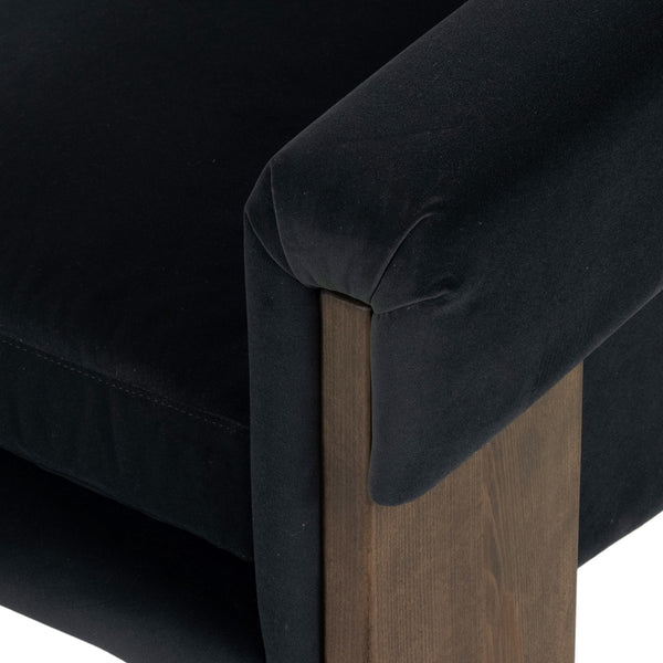Cairo Chair In Modern Velvet Smoke