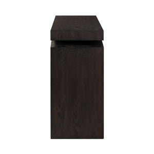 Matthes Console Table in Smoked Black