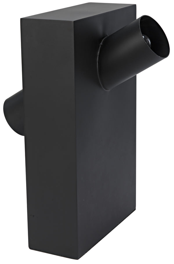 Topo Lamp, Black Steel