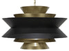 Arion Pendant, Steel with Brass Finish