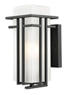 Abbey Outdoor Wall Light in Black Finish