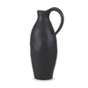 Valora Matte Black Ceramic Jug