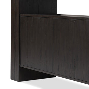 Fisher Bookcase - Smoked Black Veneer