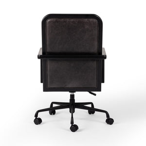 Lacey Desk Chair In Brushed Ebony