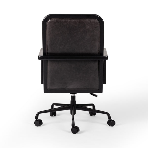 Lacey Desk Chair In Brushed Ebony