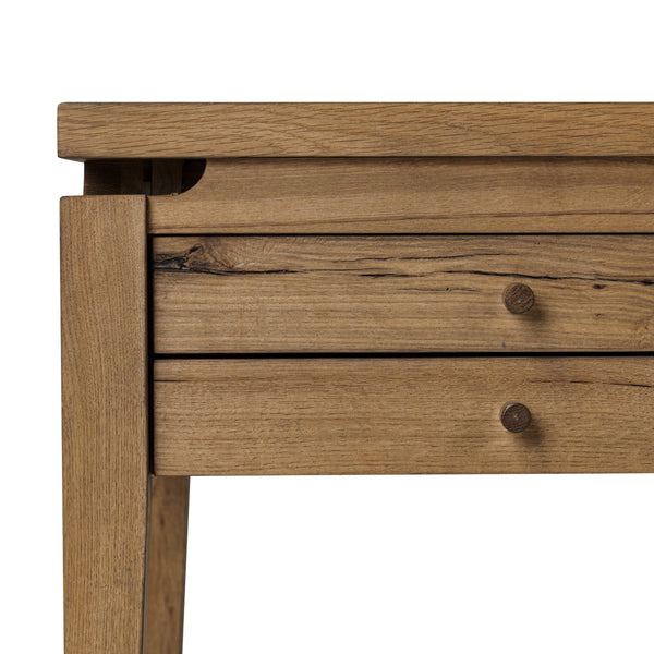 Bergstrom Desk - Warm Natural Oak Veneer