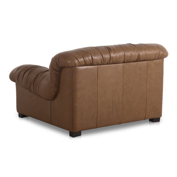 Moe's Halston Lounge Chair Tan Leather