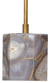 Hex Agate 1-Light Pendant