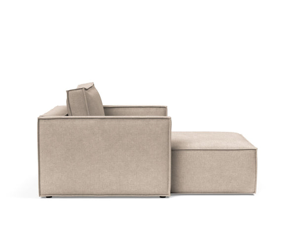 NEWILLA LOUNGER CHAIR W/SLIM ARM RESTS, 39"X61"