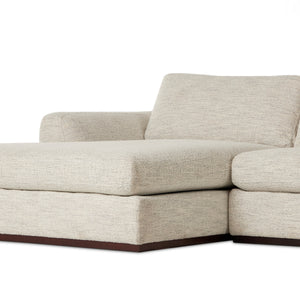 Colt 3Pc U Sectional In Merino Cotton