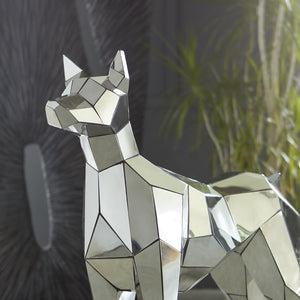 Crazy Cut Dog, Stainless Steel, Silver