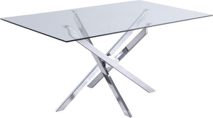 Sophia Dining Table In Chrome