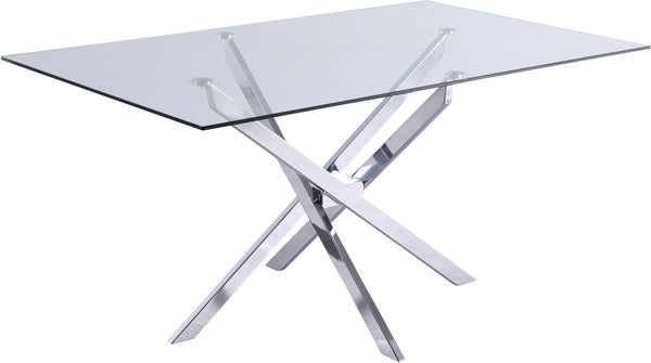 Sophia Dining Table In Chrome