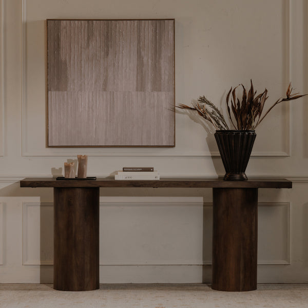 Moe's Hadley Console Table in Warm Brown