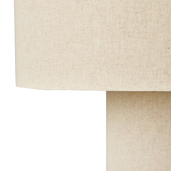 Hensley Floor Lamp In Flax Linen