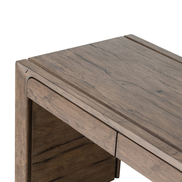 Henry Desk In Rustic Grey Veneer