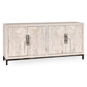 Lisbon Solid Wood 4Dr Cabinet - Reclaimed Pine