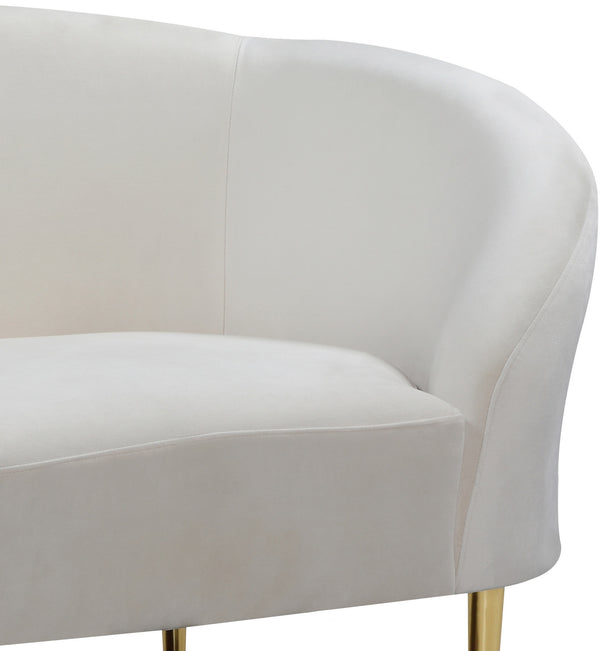 Bradford Chair In Cream Velvet