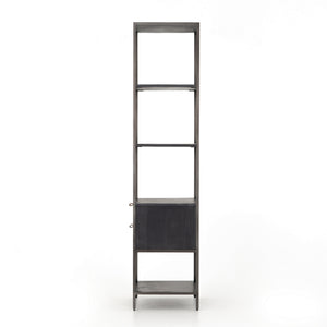 Trey Bookshelf in Black Wash Poplar