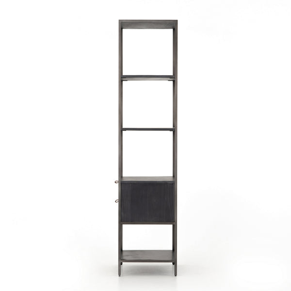 Trey Bookshelf in Black Wash Poplar
