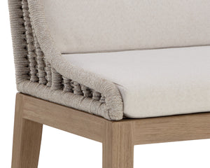 SORRENTO DINING CHAIR - DRIFT BROWN - PALAZZO CREAM
