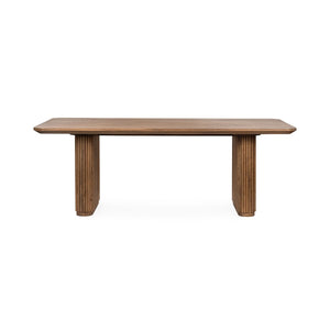 Classic Home Vander Solid Wood Dining Table in Oak