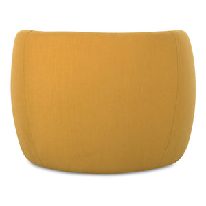 Moe's Rae Outdoor Accent Chair in Deep Yellow