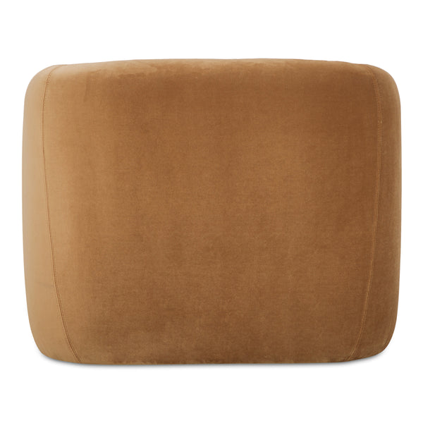Moe's Faye Accent Chair in Tan Faux Mohair
