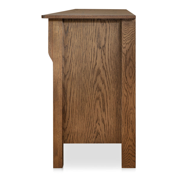 Caroline Sideboard with Curved Legs in Warm Brown