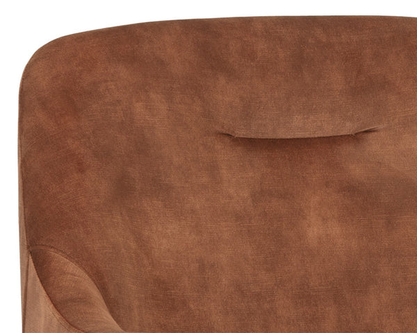 Cameron Lounge Chair - Nono Rust