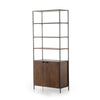 Open Box - Trey Modular Wide Bookcase In Auburn Poplar