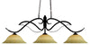 Phoenix 3 Light Billiard Light in Bronze Finish