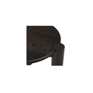 Moe's Jack Side Table Brushed Dark Brown Oak