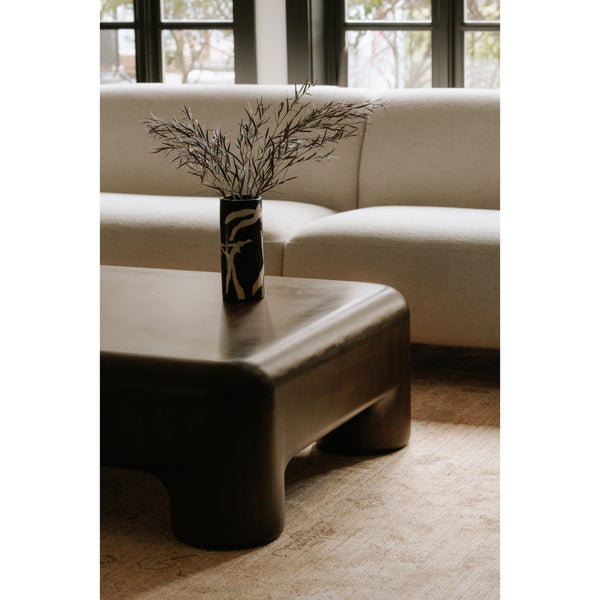 Rowan Coffee Table in Dark Brown Acacia Wood